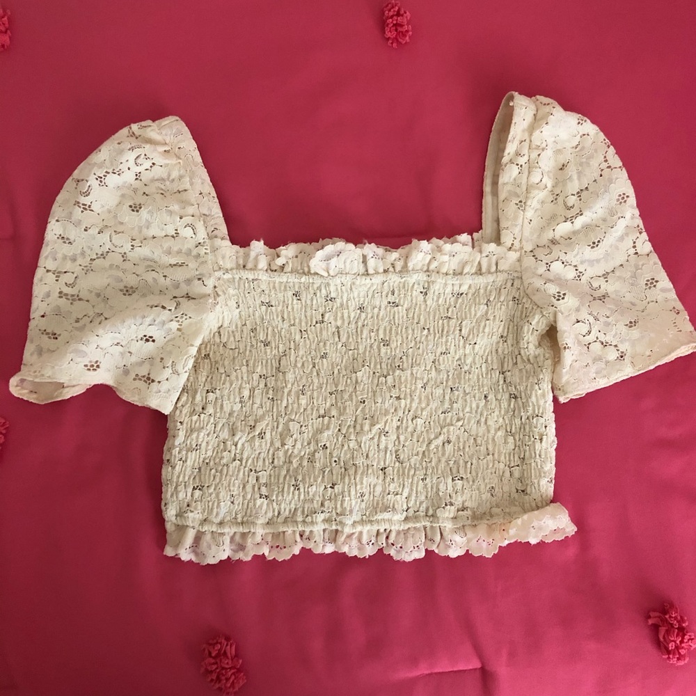 Zara Lace Crop Top